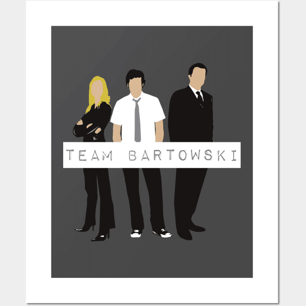 Team Bartowski minimalist Wall Art by insidethetardis